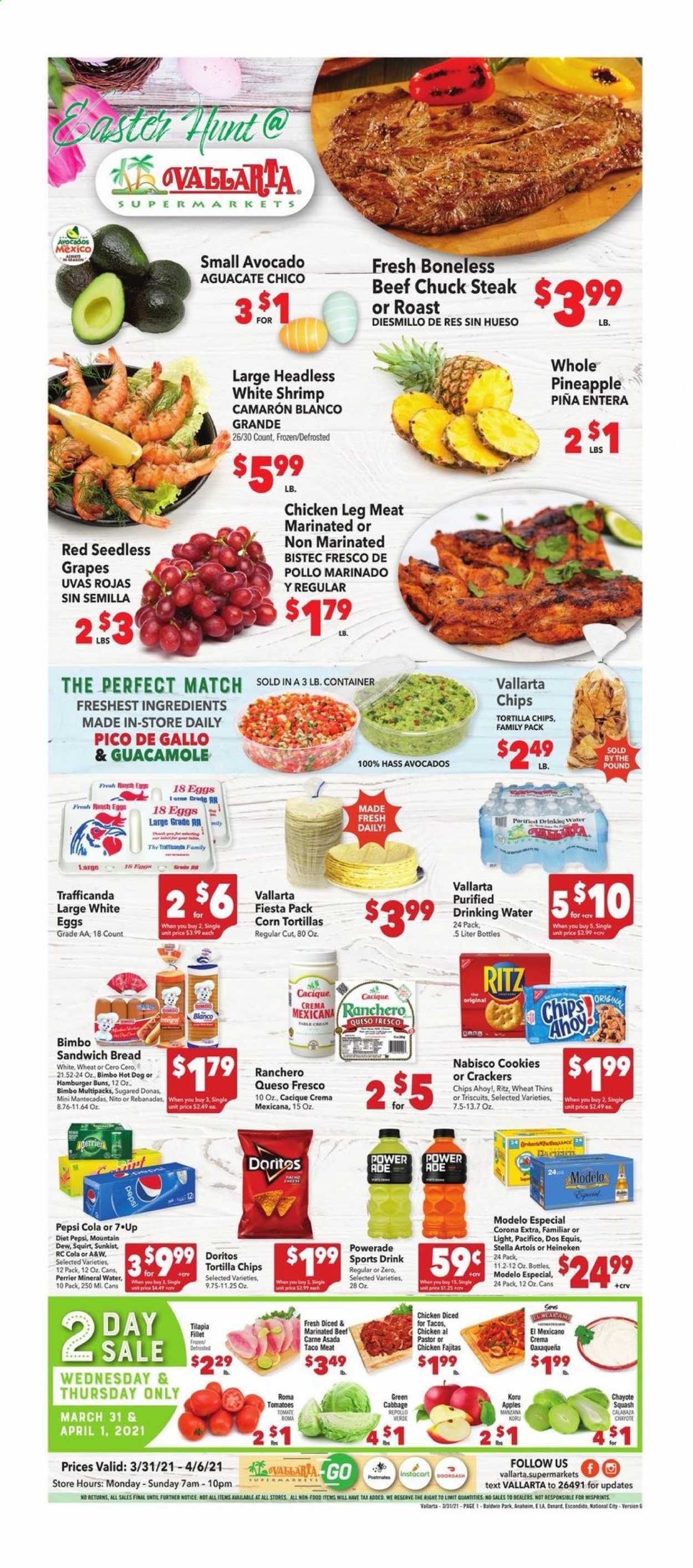 Vallarta (CA) Weekly Ad Flyer March 31 to April 6