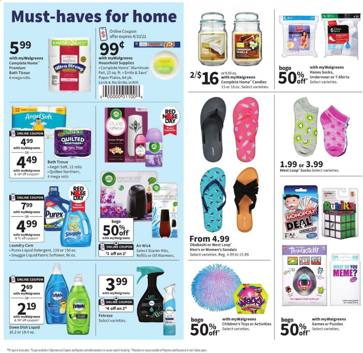 Walgreens Weekly Ad Flyer April 4 to April 10
