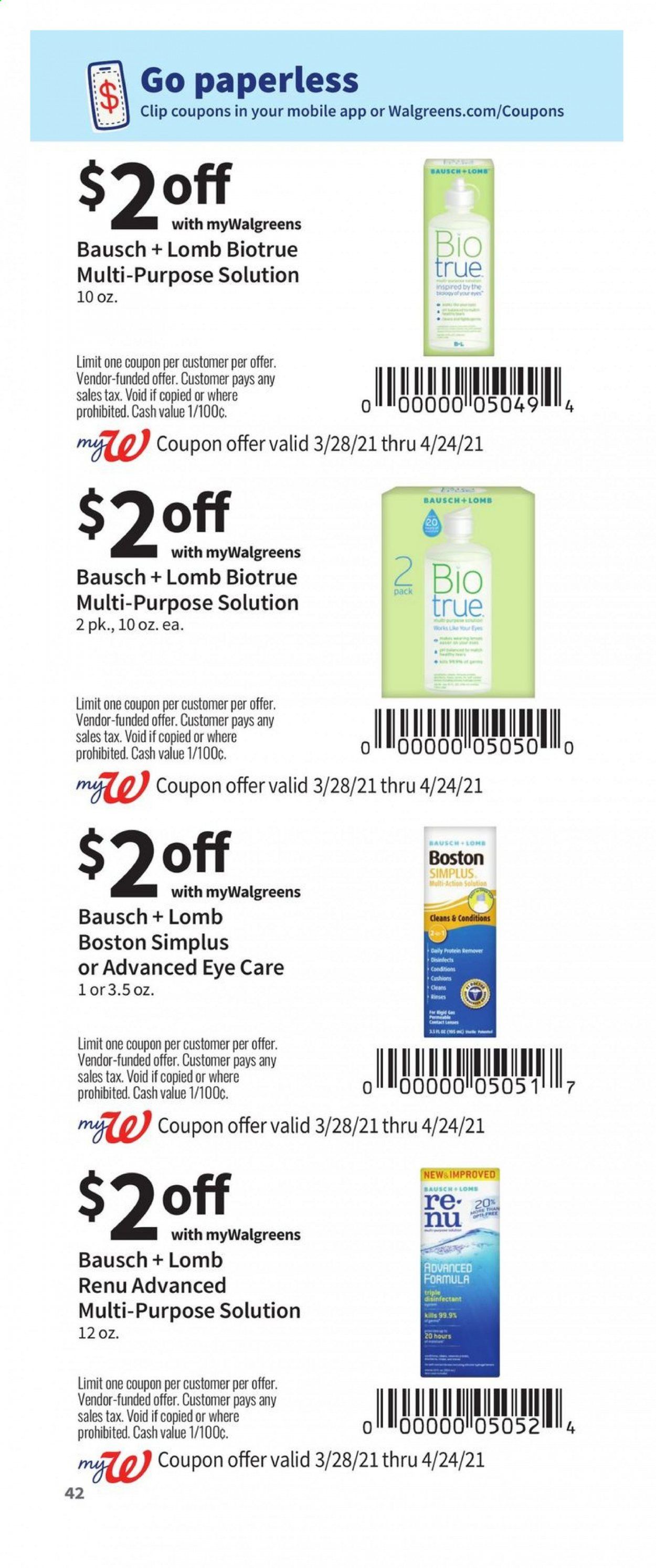 Walgreens Weekly Ad Flyer March 28 to April 24