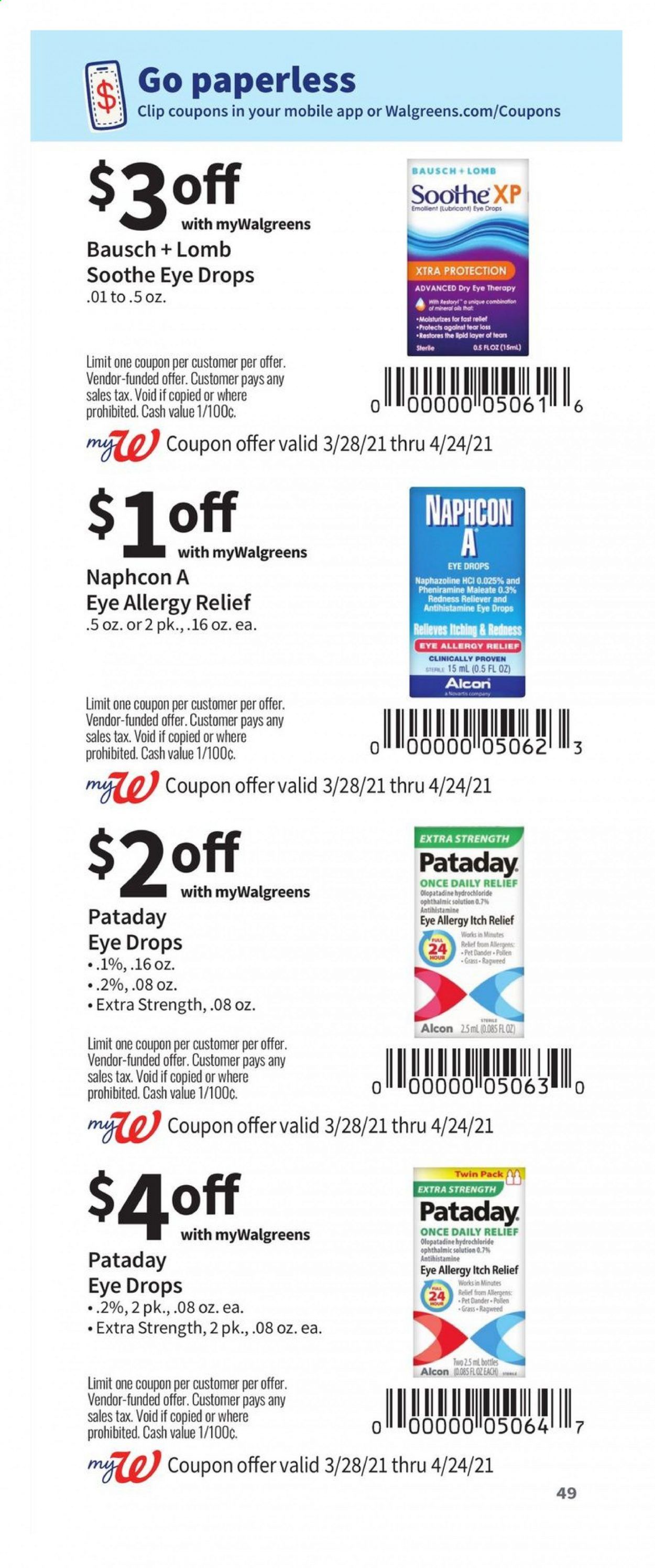 Walgreens Weekly Ad Flyer March 28 to April 24