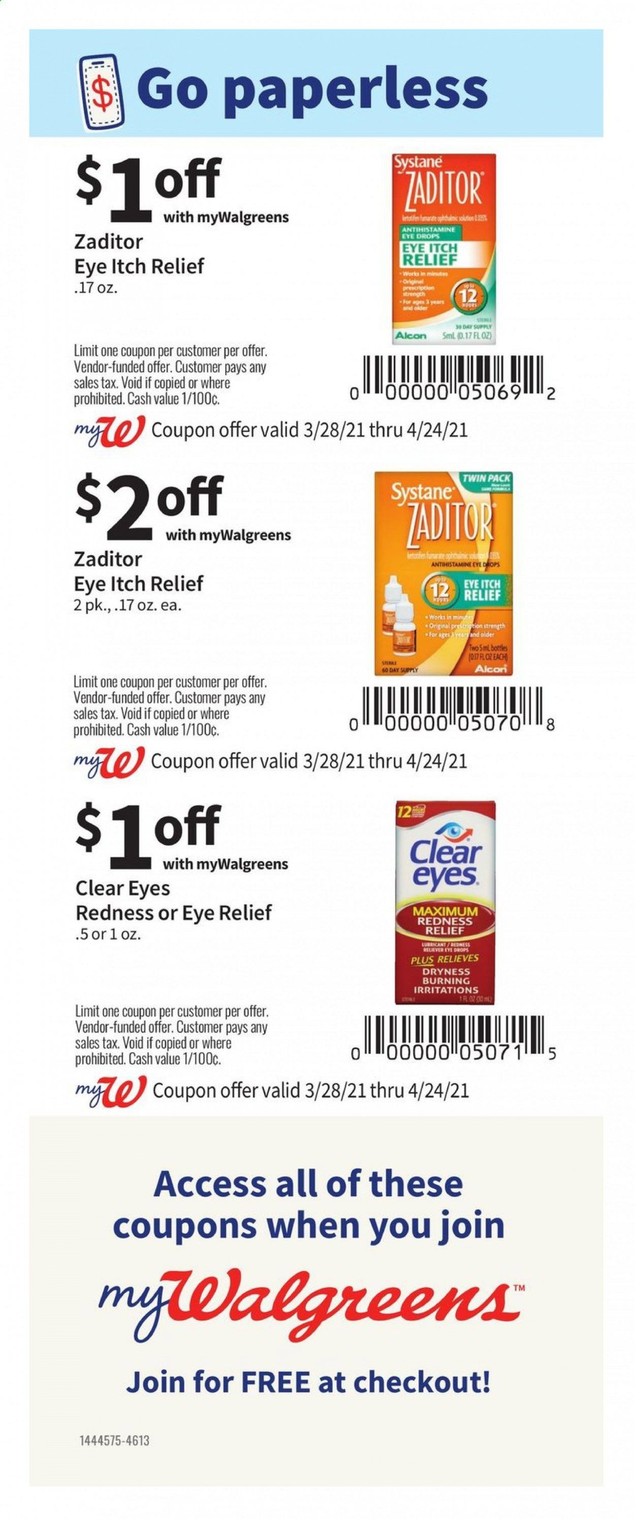 Walgreens Weekly Ad Flyer March 28 to April 24