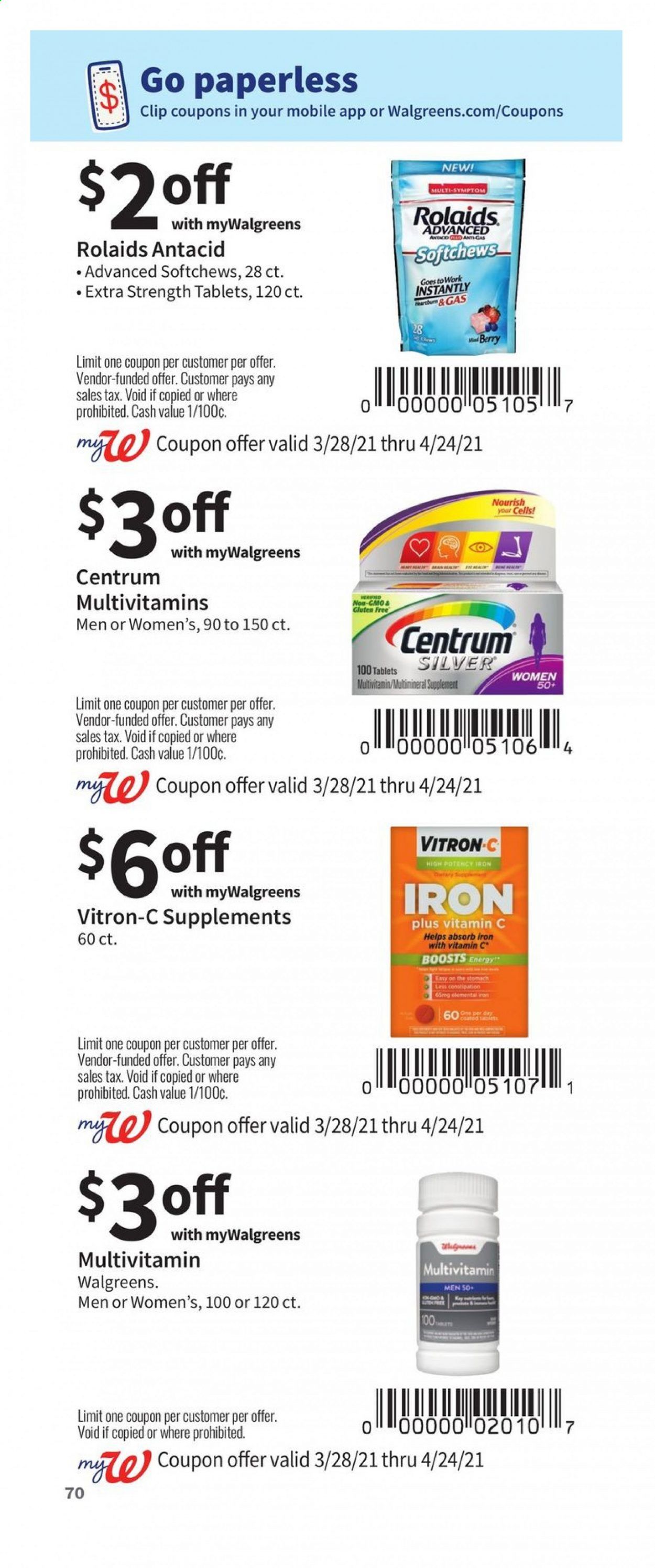 Walgreens Weekly Ad Flyer March 28 to April 24