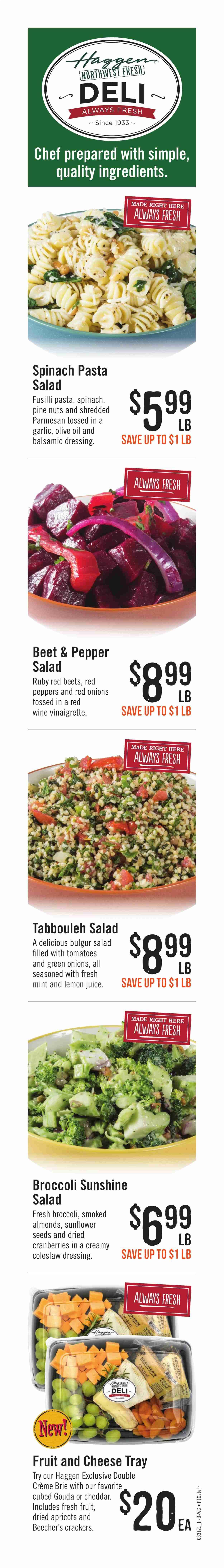 Haggen Weekly Ad Flyer March 31 to April 6