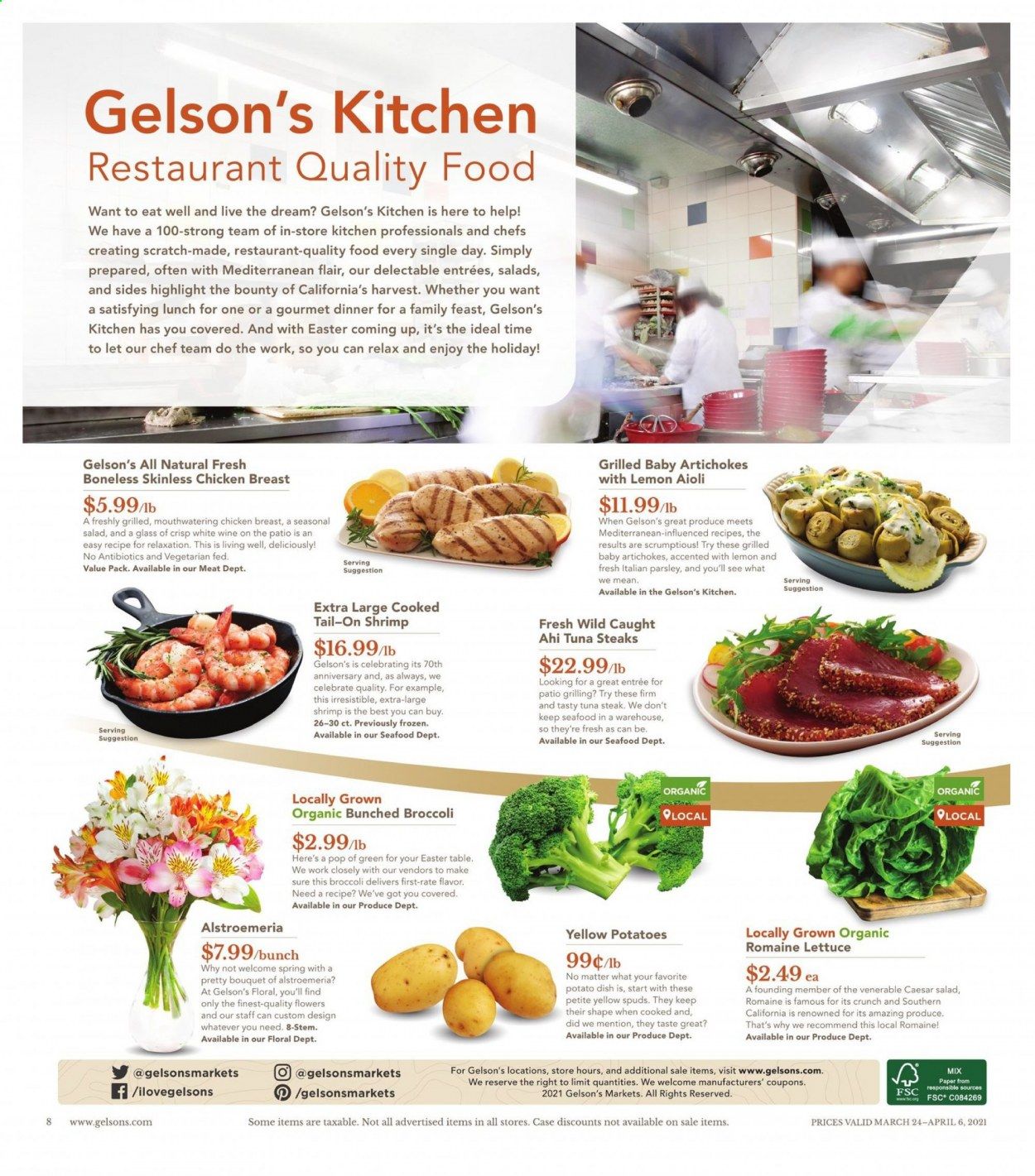 Gelson's Weekly Ad Flyer March 24 to April 6