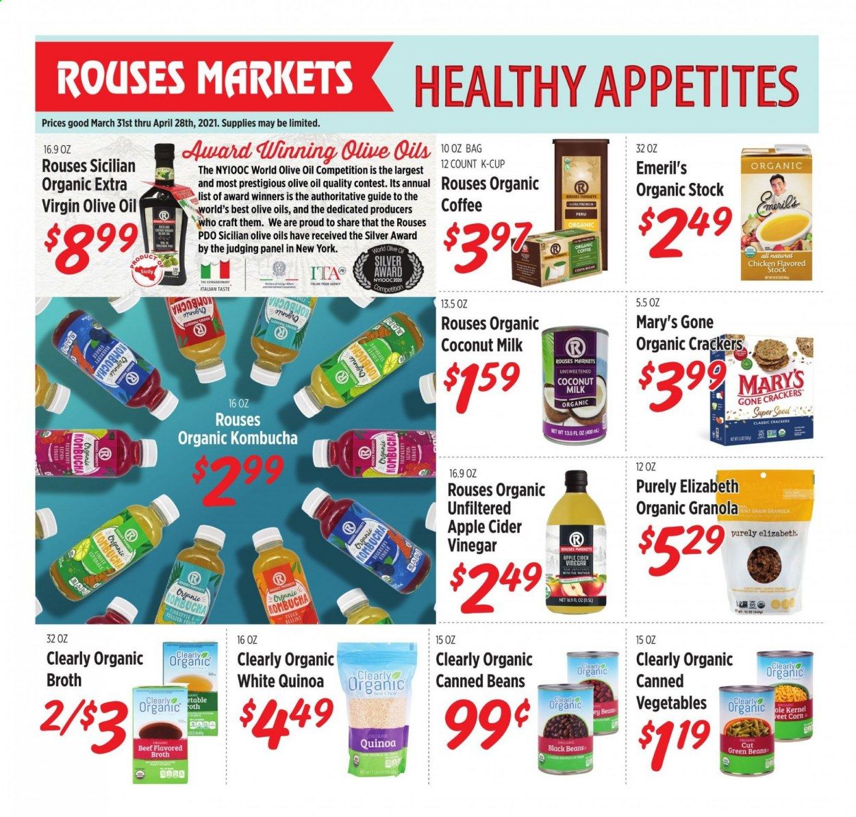 Rouses Markets (AL, LA, MS) Weekly Ad Flyer March 31 to April 28
