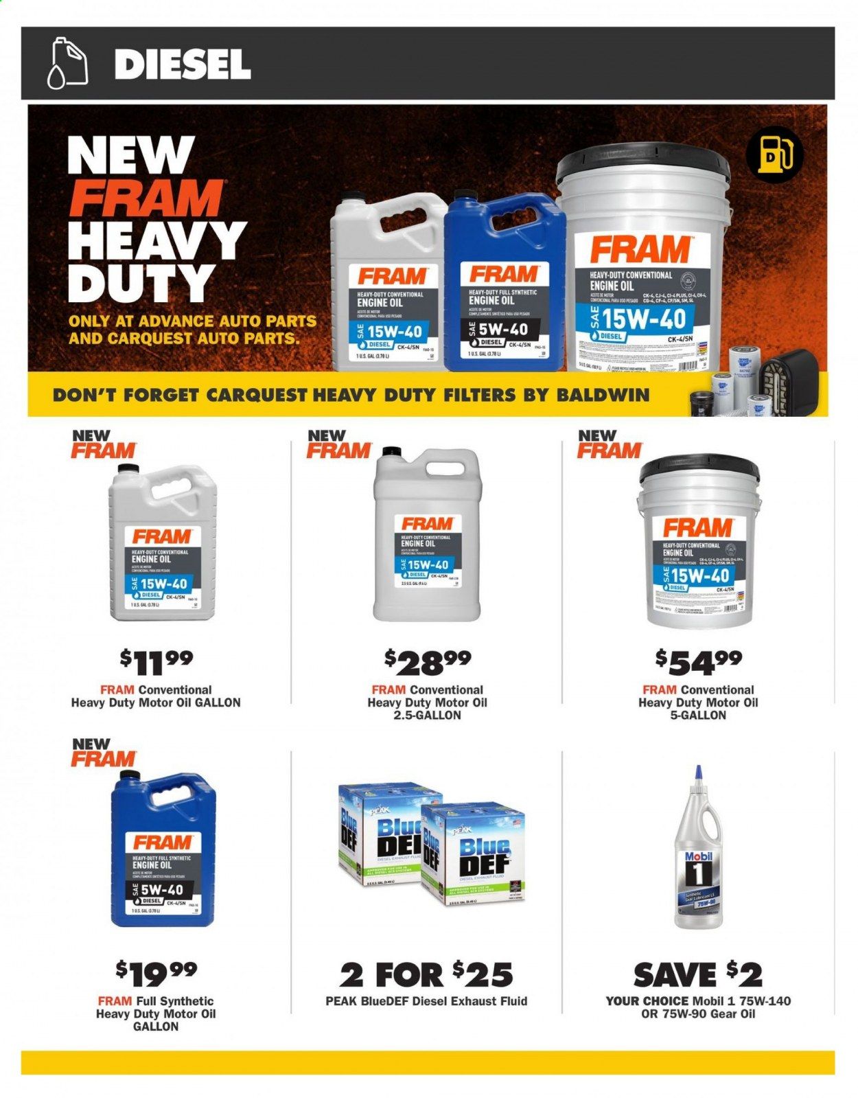 Advance Auto Parts Weekly Ad Flyer April 1 to April 28