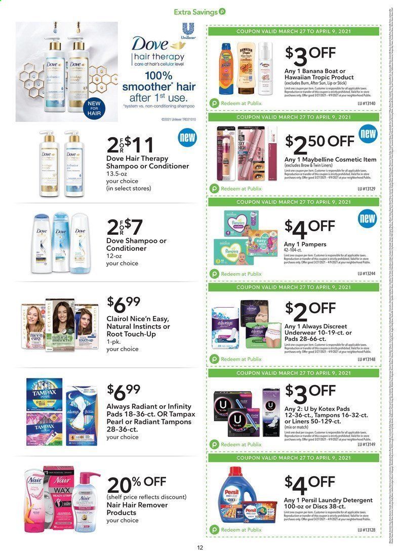 Publix (AL, FL, GA, NC, SC, TN) Weekly Ad Flyer March 27 to April 9