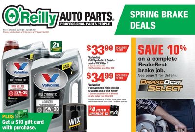 O'Reilly Auto Parts Weekly Ad Flyer March 31 to April 27