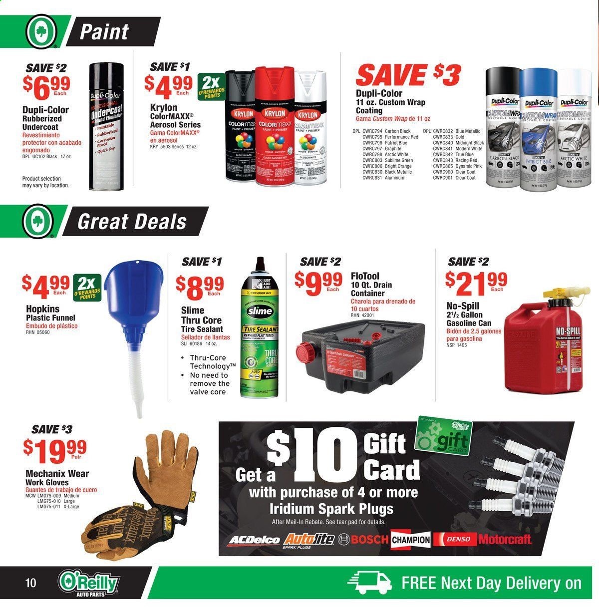 O'Reilly Auto Parts Weekly Ad Flyer March 31 to April 27