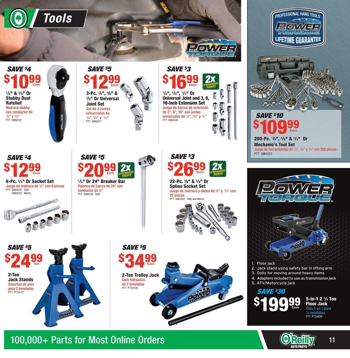 O'Reilly Auto Parts Weekly Ad Flyer March 31 to April 27