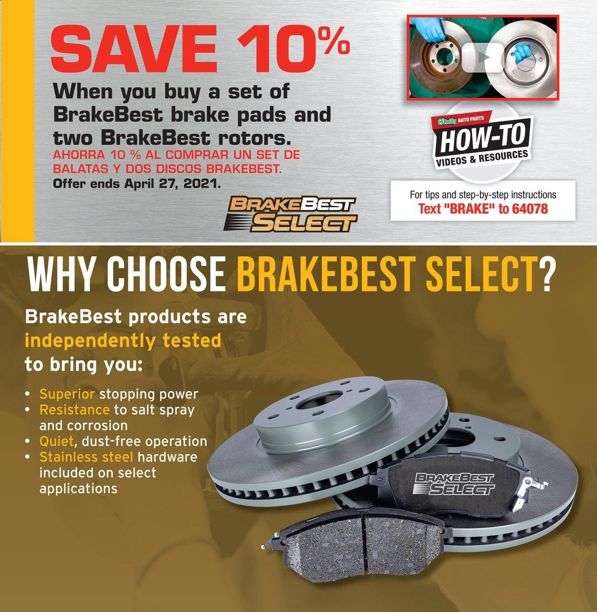 O'Reilly Auto Parts Weekly Ad Flyer March 31 to April 27