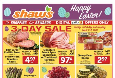 Shaw’s (MA, ME, NH, RI, VT) Weekly Ad Flyer April 2 to April 8