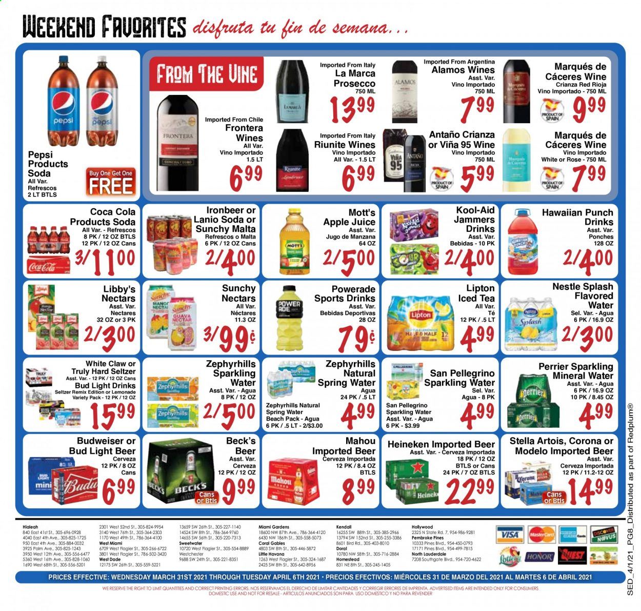 Sedano's (FL) Weekly Ad Flyer March 31 to April 6