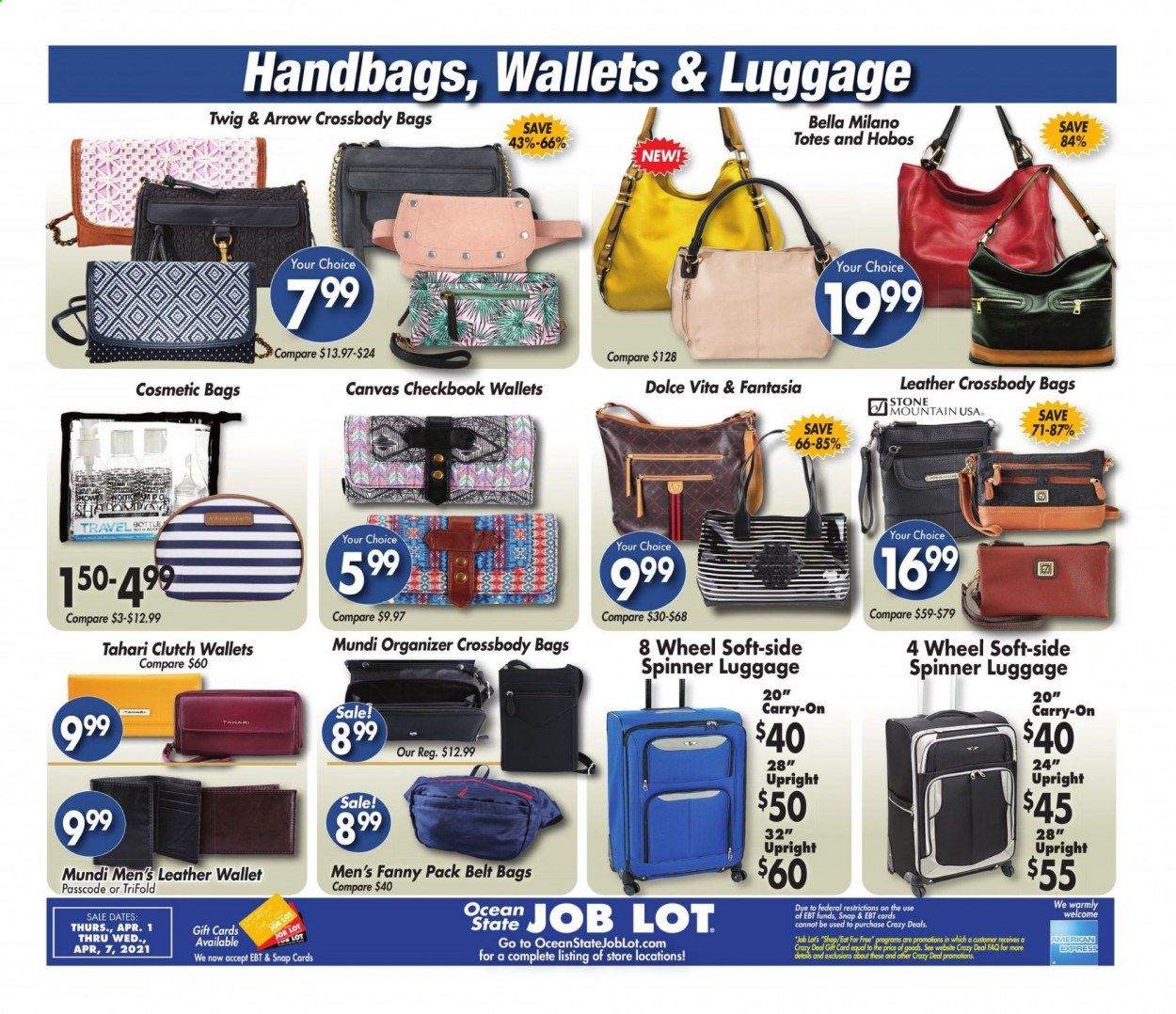 Ocean State Job Lot Weekly Ad Flyer April 1 to April 7