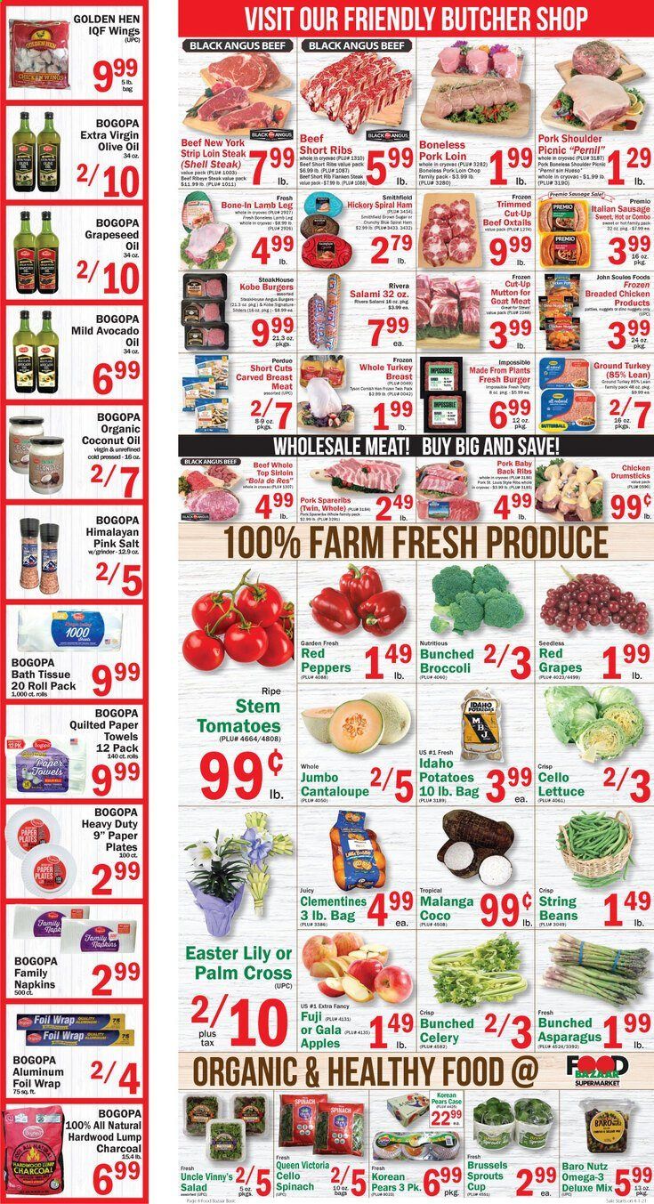 Food Bazaar (CT, NJ, NY) Weekly Ad Flyer April 1 to April 7