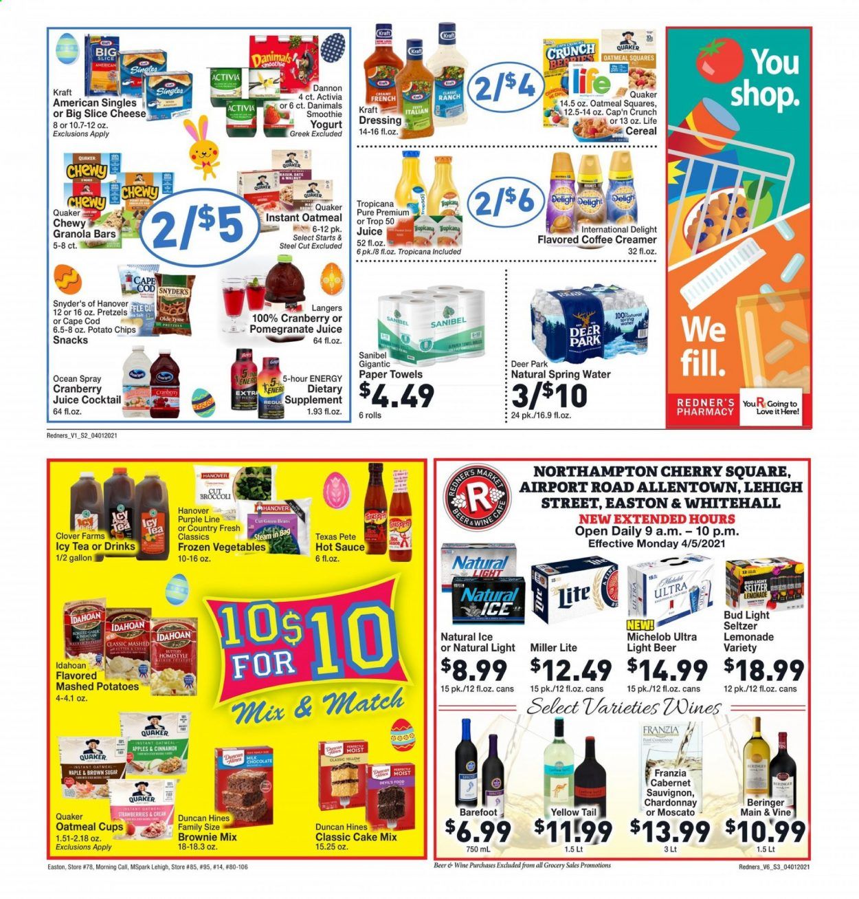 Redner's Markets Weekly Ad Flyer April 1 to April 7