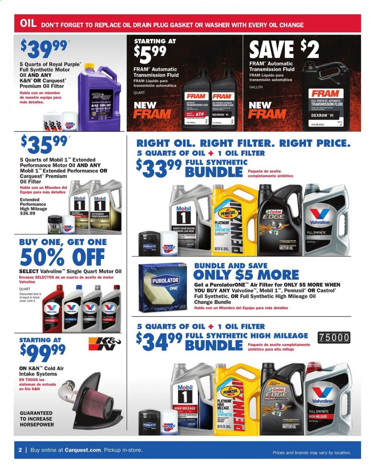 Carquest Weekly Ad Flyer April 1 to April 28