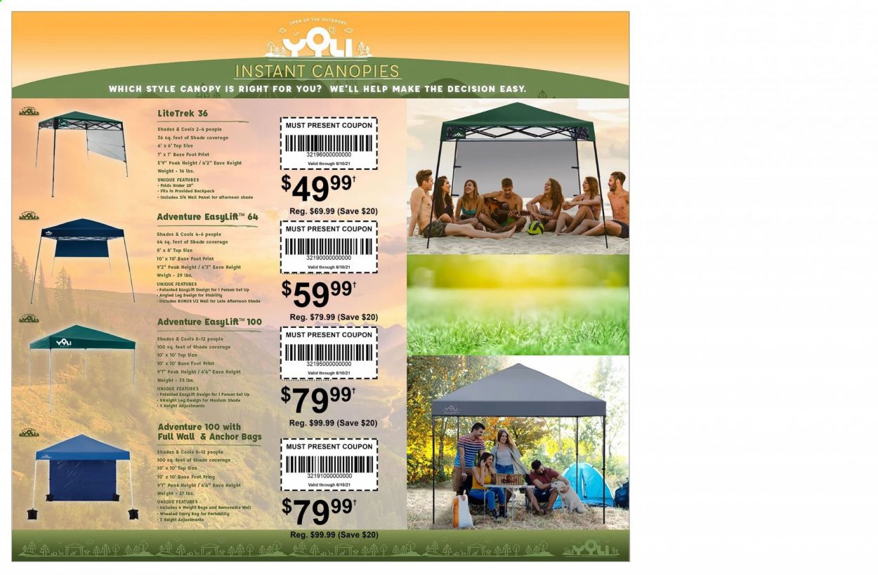 Dunham's Sports Weekly Ad Flyer April 1 to June 10