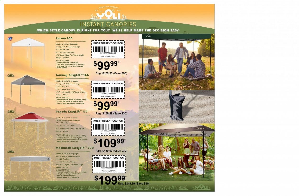 Dunham's Sports Weekly Ad Flyer April 1 to June 10