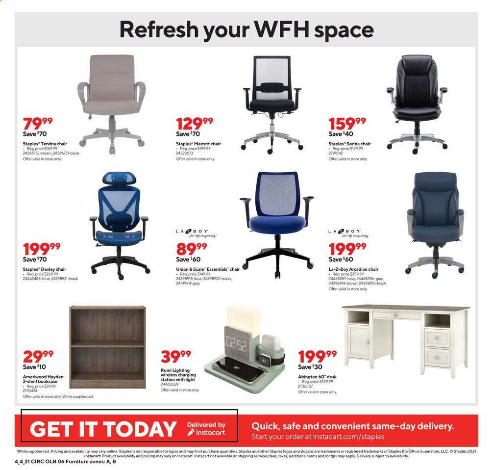Staples Weekly Ad Flyer April 4 to April 10