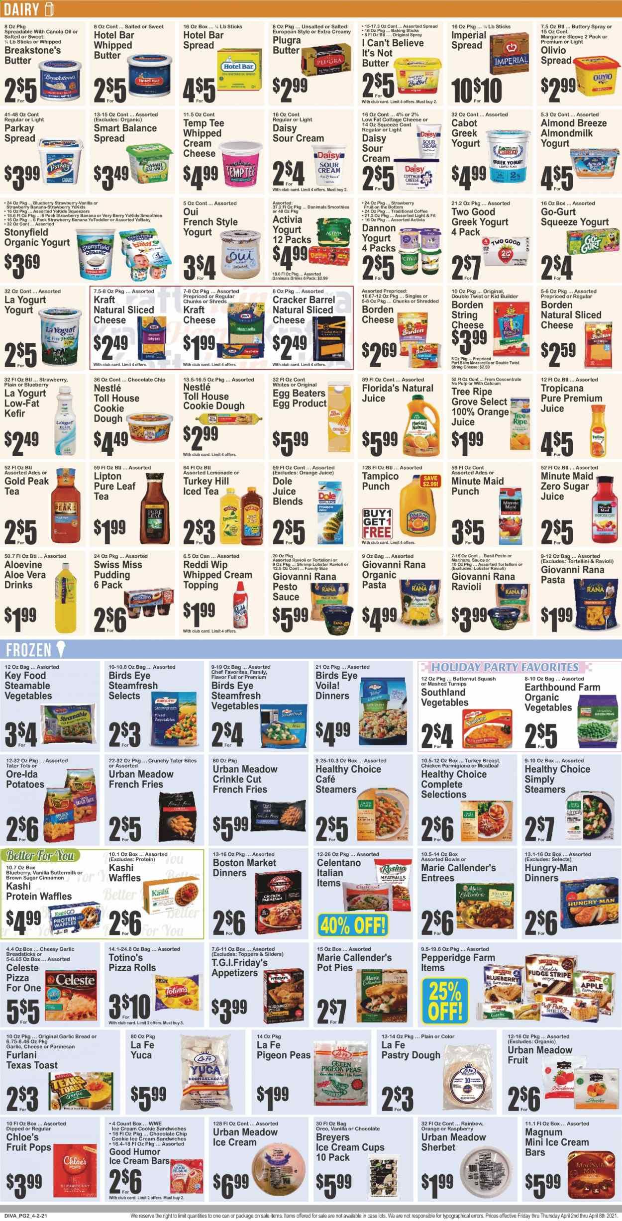 Key Food (NJ, NY) Weekly Ad Flyer April 2 to April 8