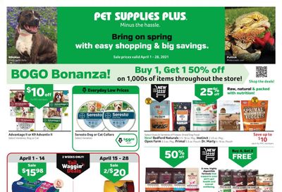Pet Supplies Plus Weekly Ad Flyer April 1 to April 28
