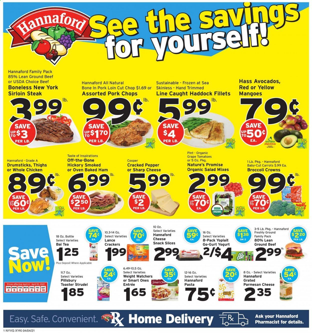 Hannaford (NY) Weekly Ad Flyer April 4 to April 10