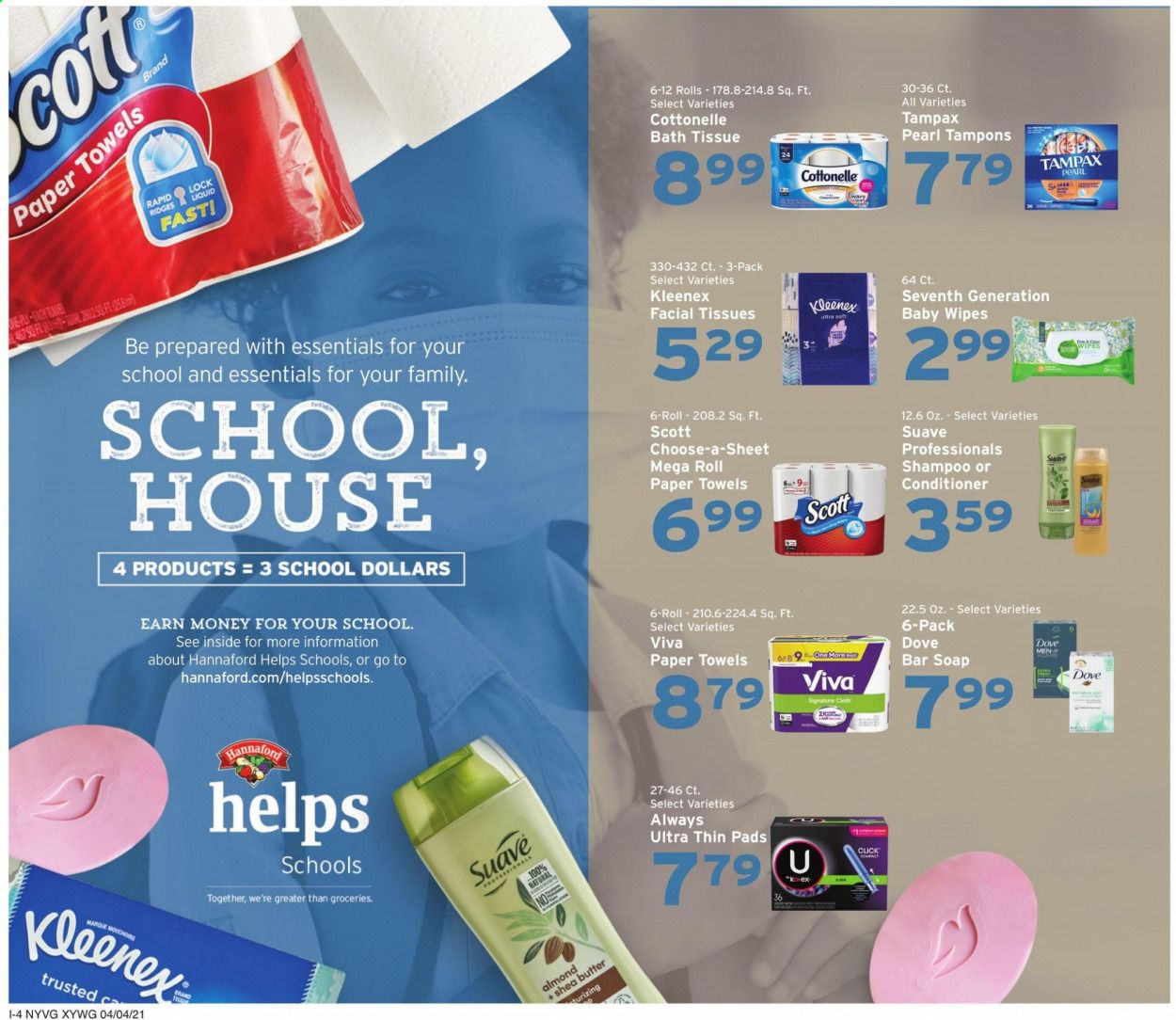 Hannaford (NY) Weekly Ad Flyer April 4 to April 10