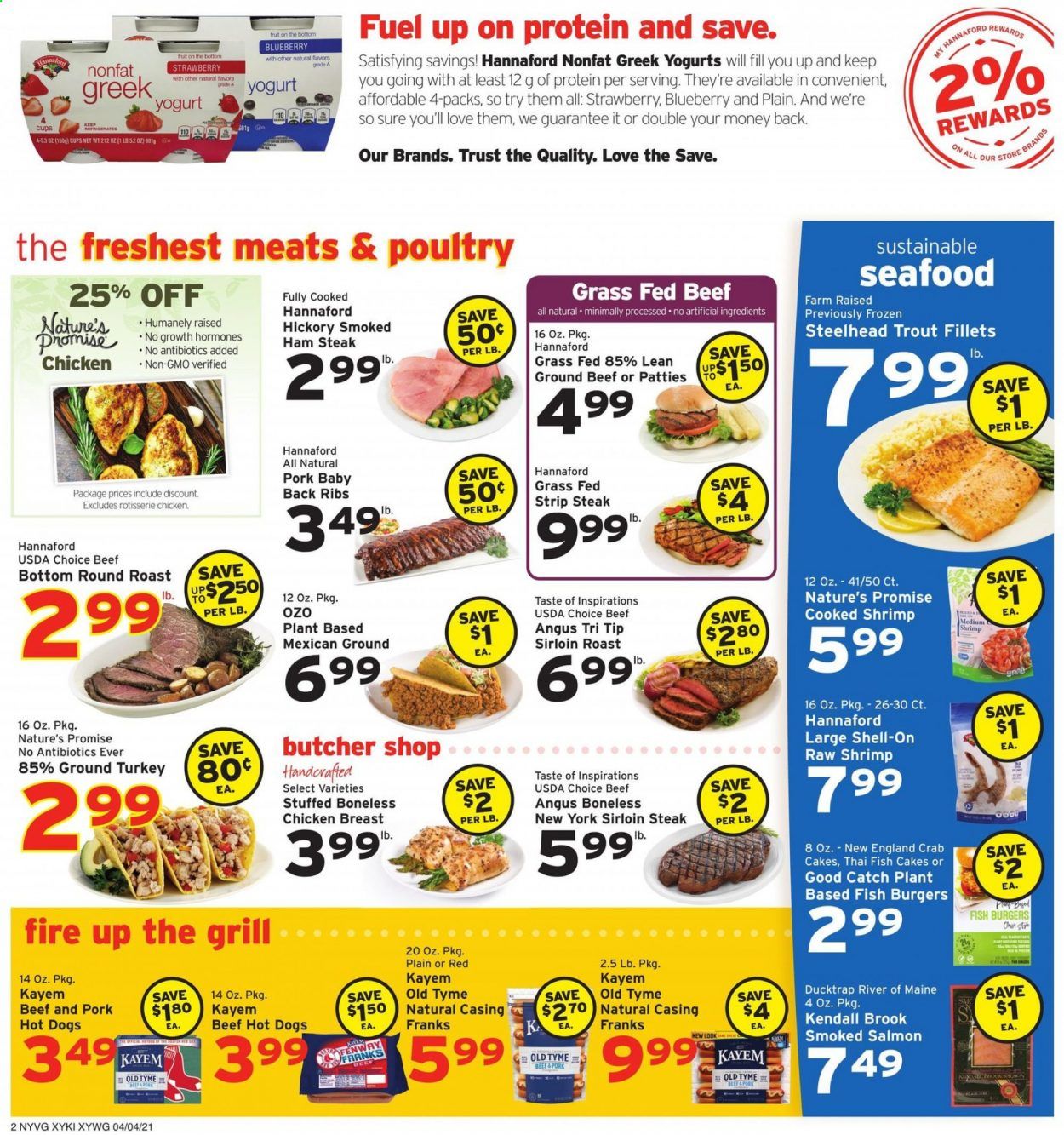 Hannaford (NY) Weekly Ad Flyer April 4 to April 10