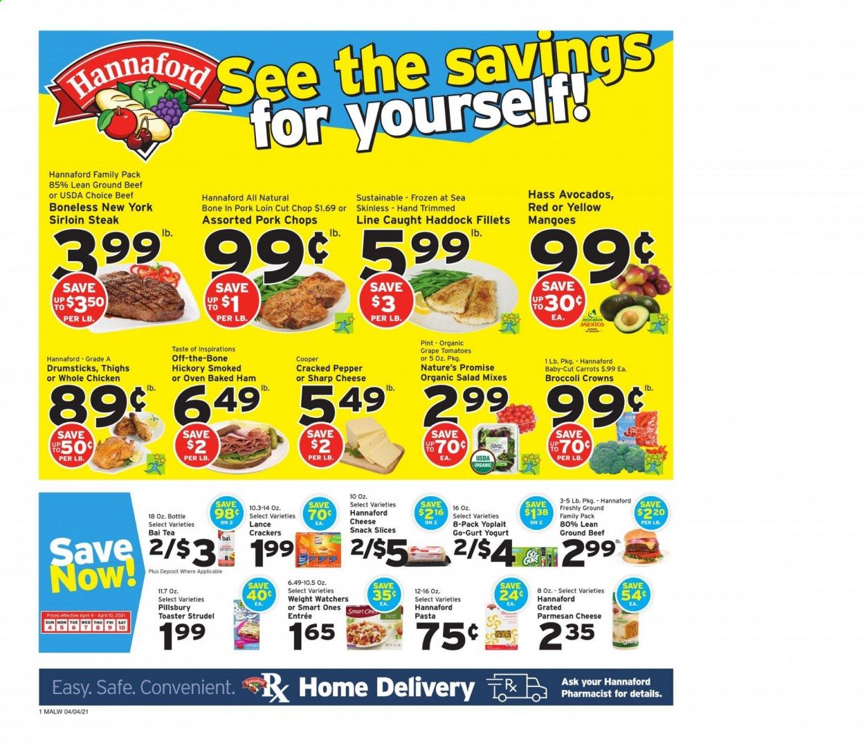 Hannaford (MA) Weekly Ad Flyer April 4 to April 10