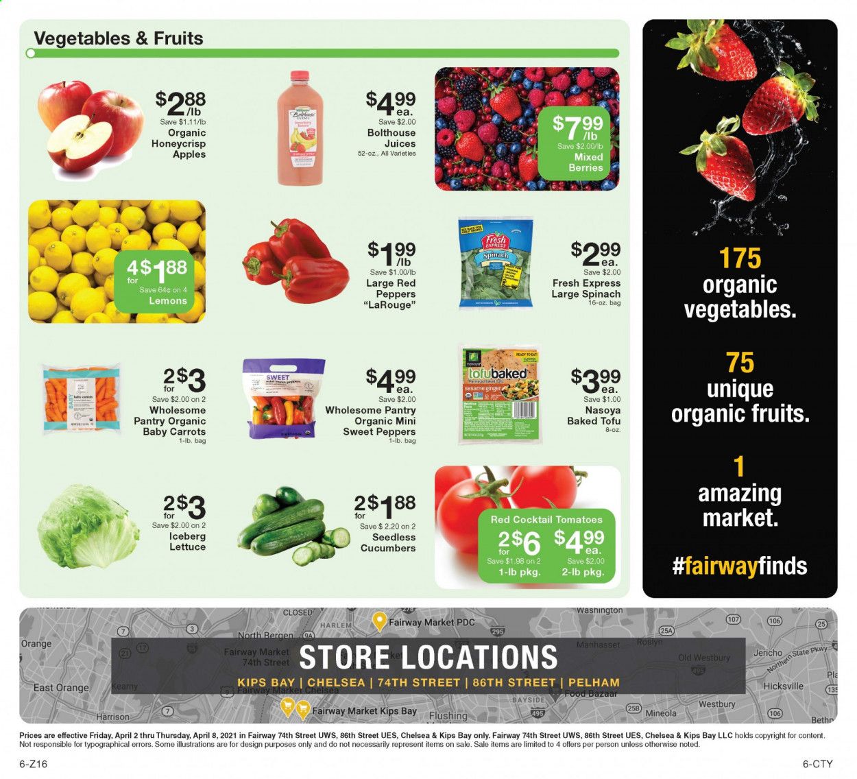 Fairway Market (CT, NJ, NY) Weekly Ad Flyer April 2 to April 8