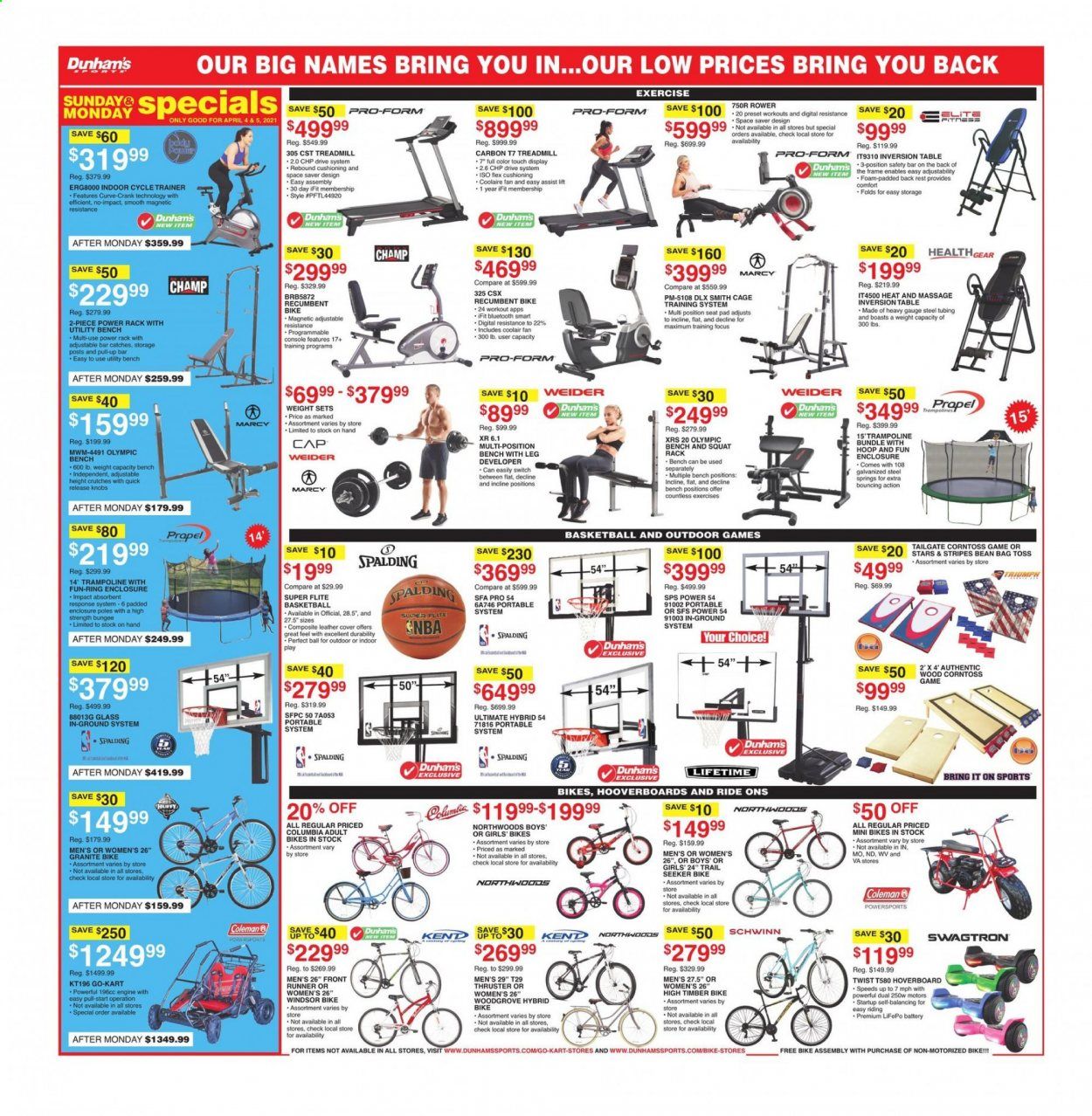 Dunham's Sports Weekly Ad Flyer April 3 to April 8