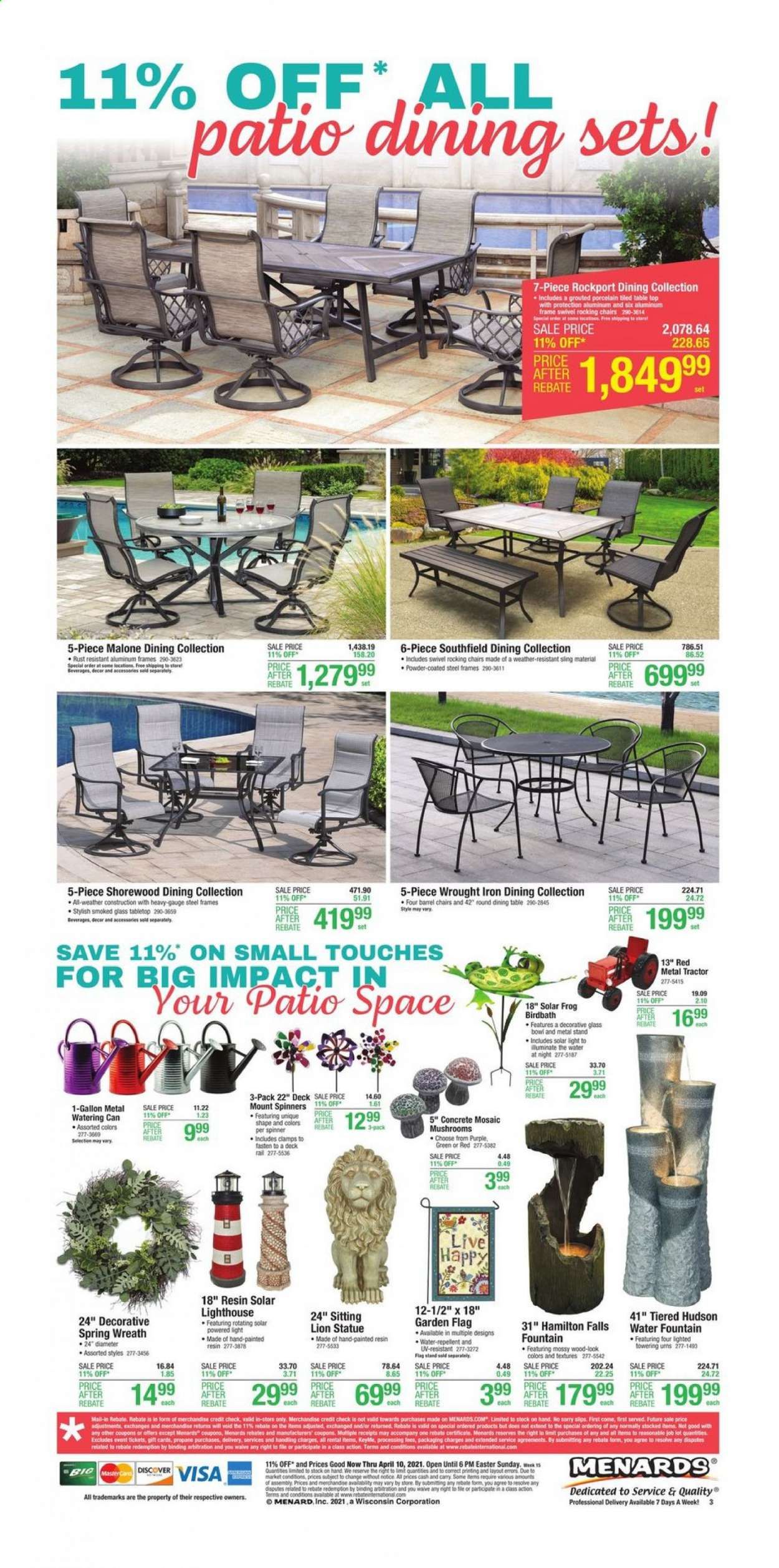 Menards Weekly Ad Flyer April 1 to April 10