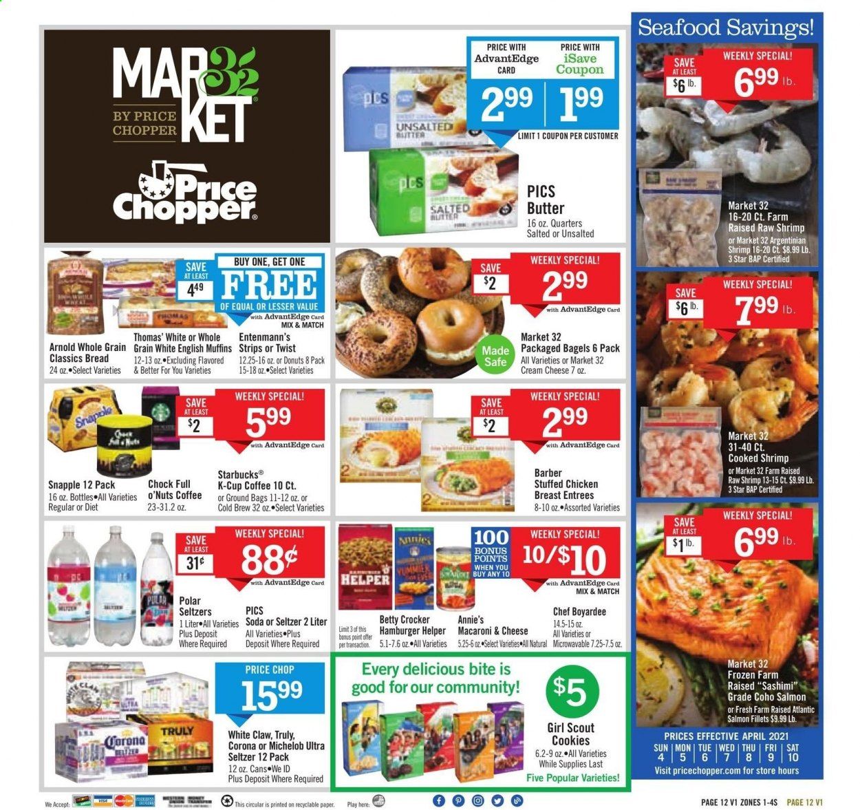 Price Chopper (CT, MA, NH, NY, PA, VT) Weekly Ad Flyer April 4 to April 11