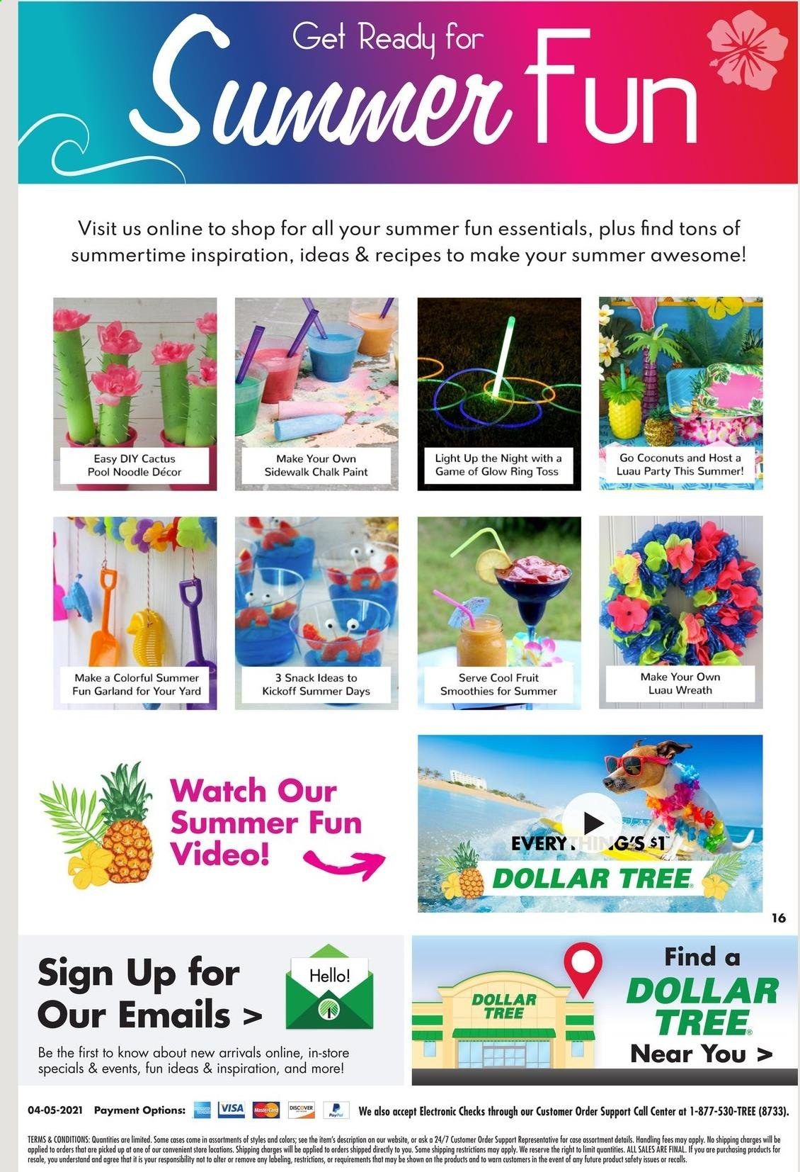 Dollar Tree Weekly Ad Flyer April 5 to April 17