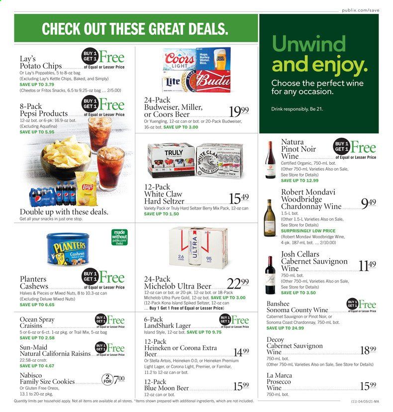 Publix (AL, FL, GA, NC, SC, TN) Weekly Ad Flyer April 5 to April 7