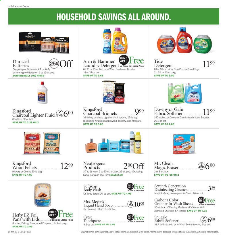 Publix (AL, FL, GA, NC, SC, TN) Weekly Ad Flyer April 5 to April 7