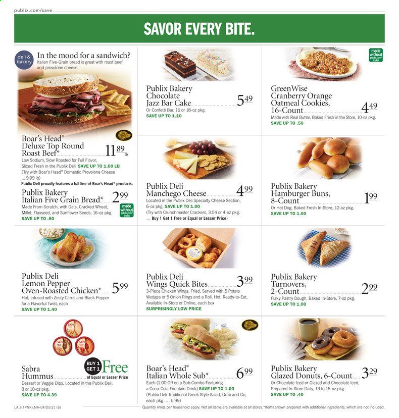 Publix (AL, FL, GA, NC, SC, TN) Weekly Ad Flyer April 5 to April 7