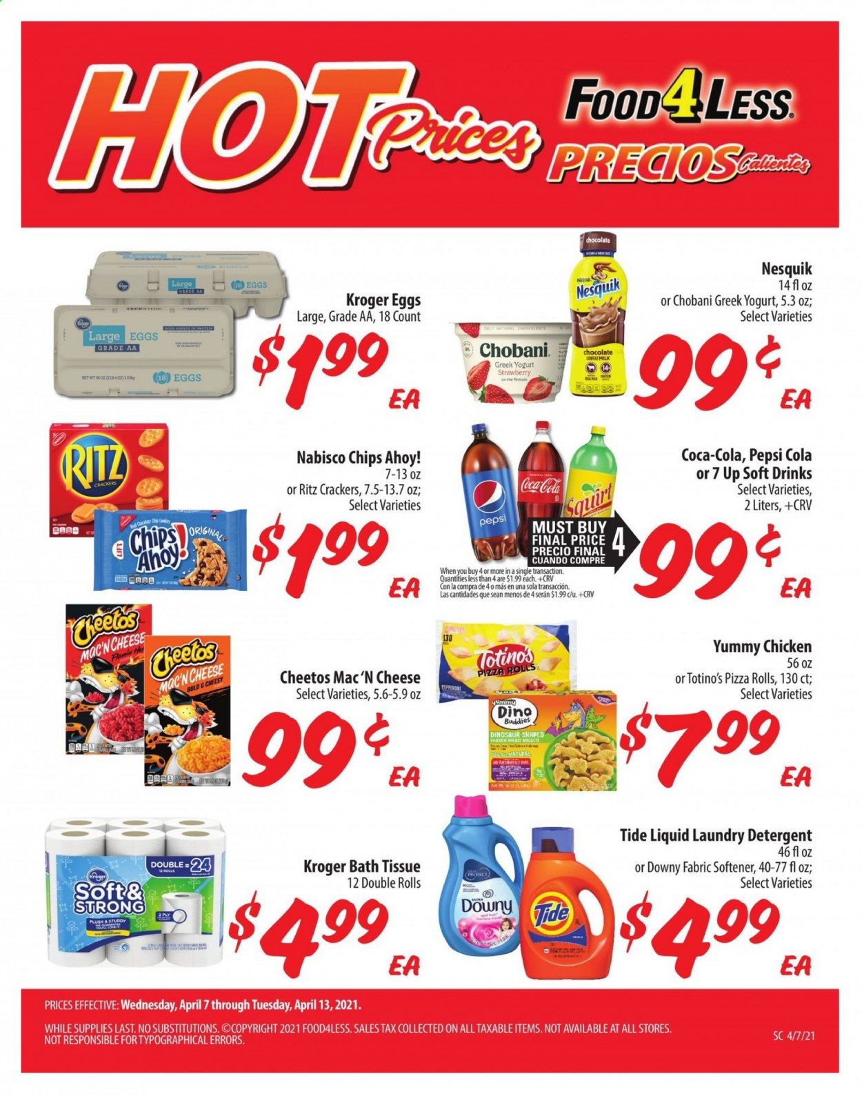 Food 4 Less (CA) Weekly Ad Flyer April 7 to April 13