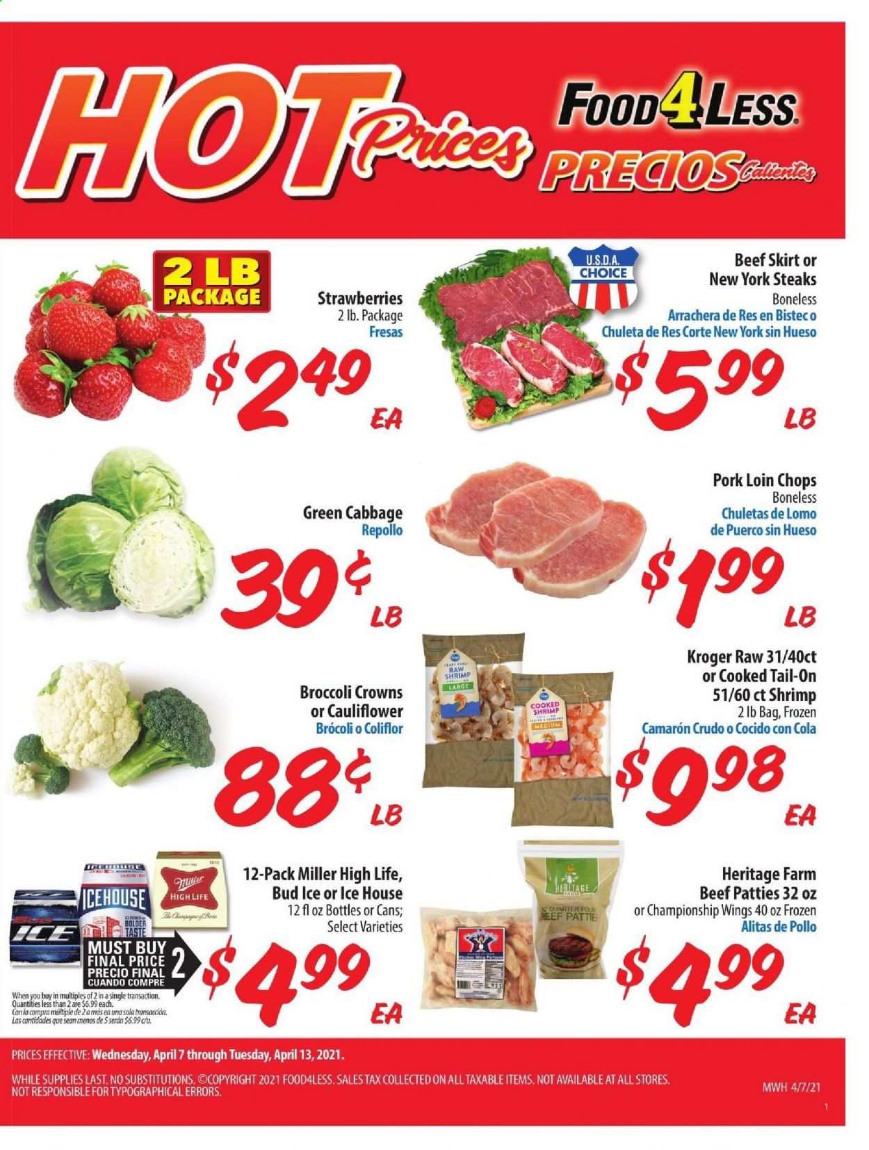 Food 4 Less (IL) Weekly Ad Flyer April 7 to April 13