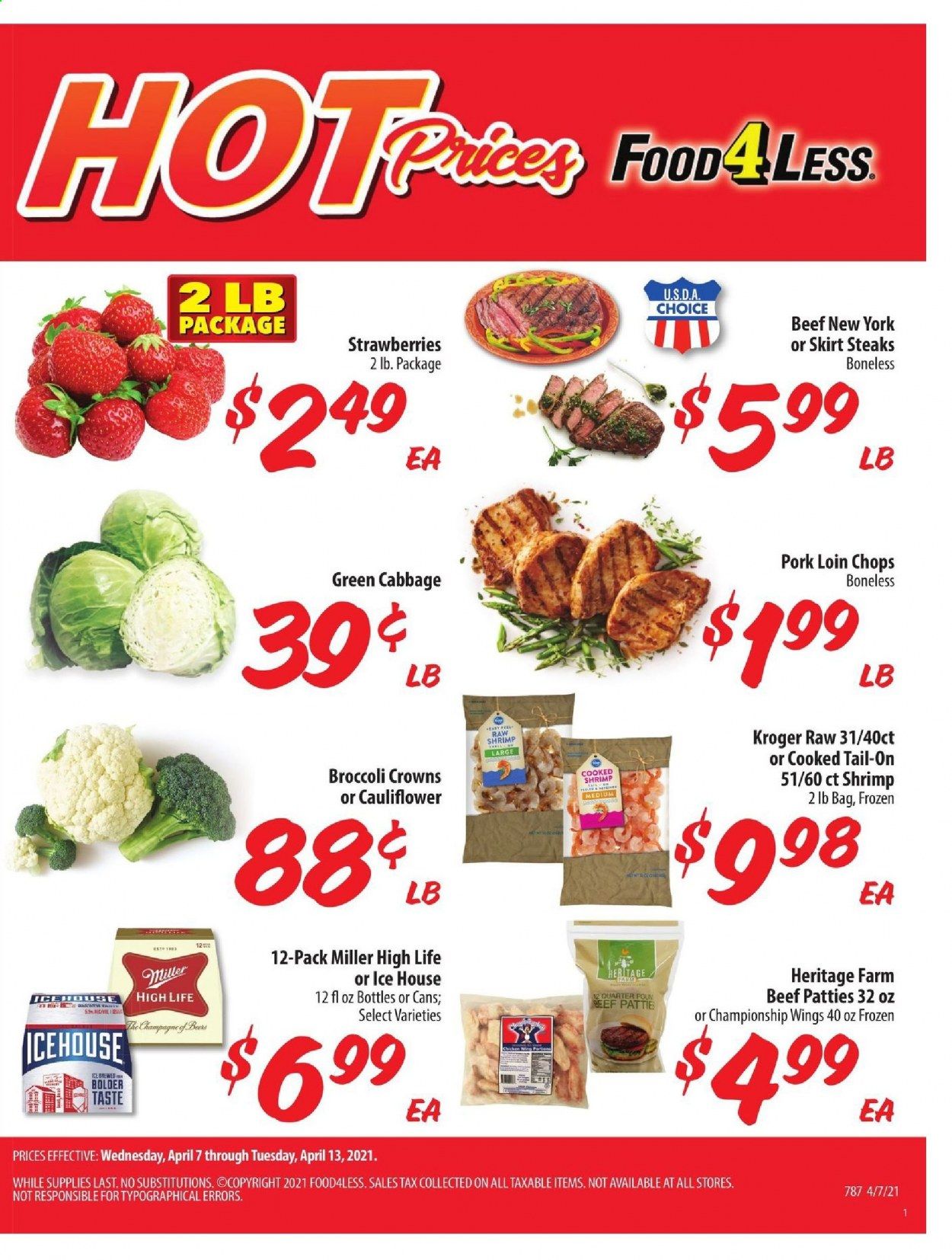 Food 4 Less (IN) Weekly Ad Flyer April 7 to April 13