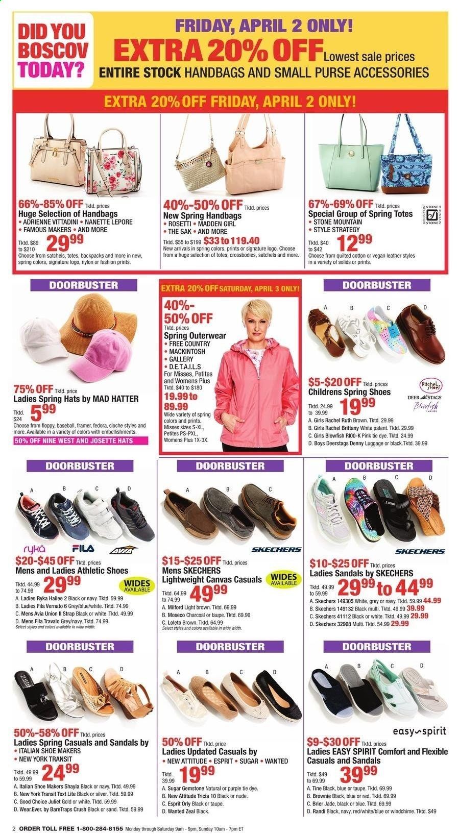 Boscov's Weekly Ad Flyer April 2 to April 7