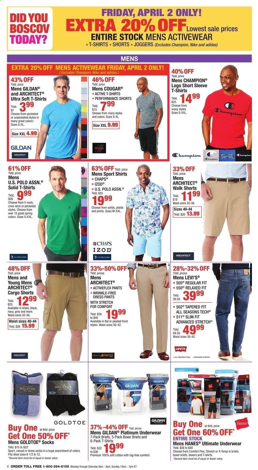 Boscov's Weekly Ad Flyer April 2 to April 7