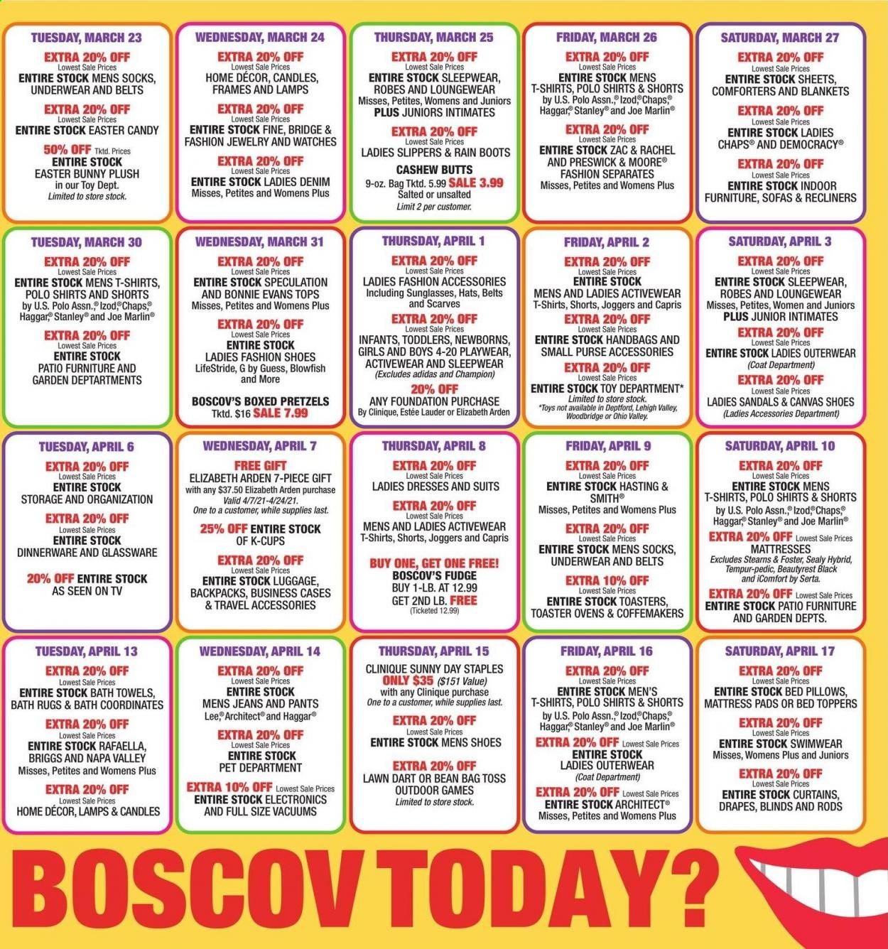 Boscov's Weekly Ad Flyer March 21 to April 17