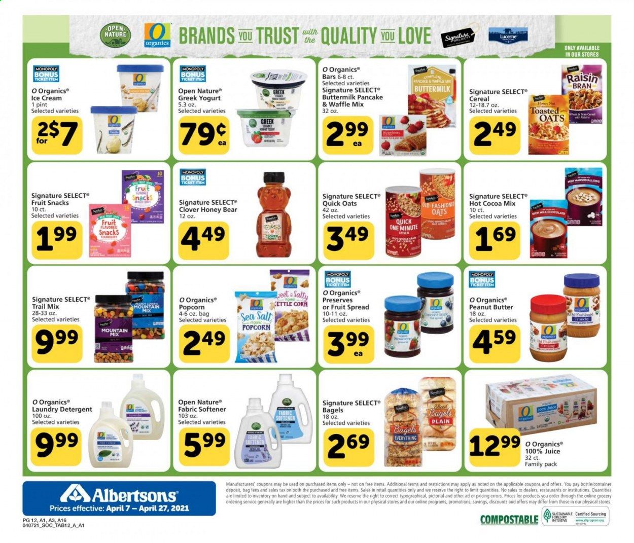 Albertsons Weekly Ad Flyer April 7 to April 27