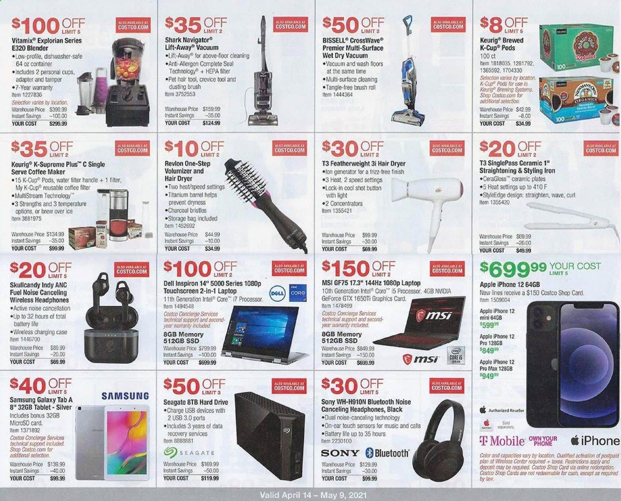 Costco Weekly Ad Flyer April 14 to May 9