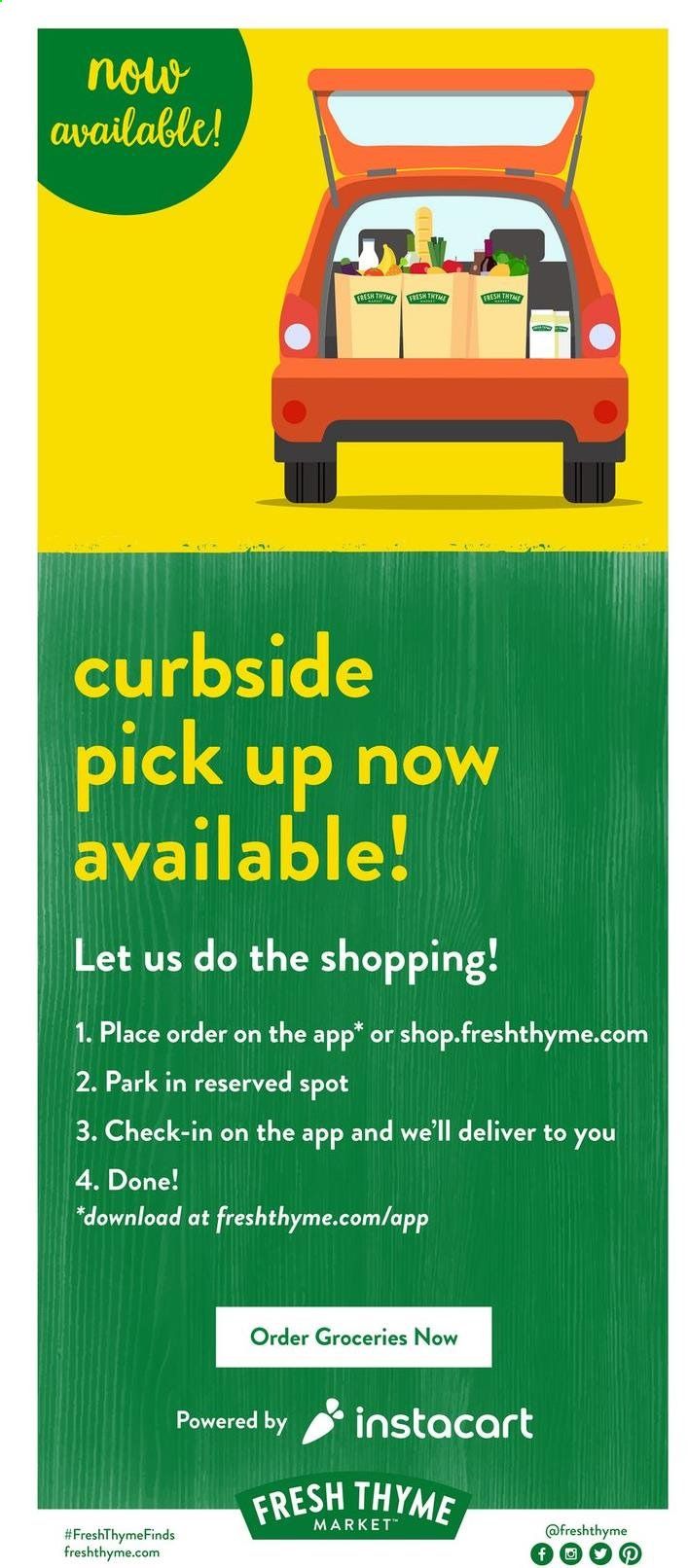 Fresh Thyme Weekly Ad Flyer April 7 to April 13