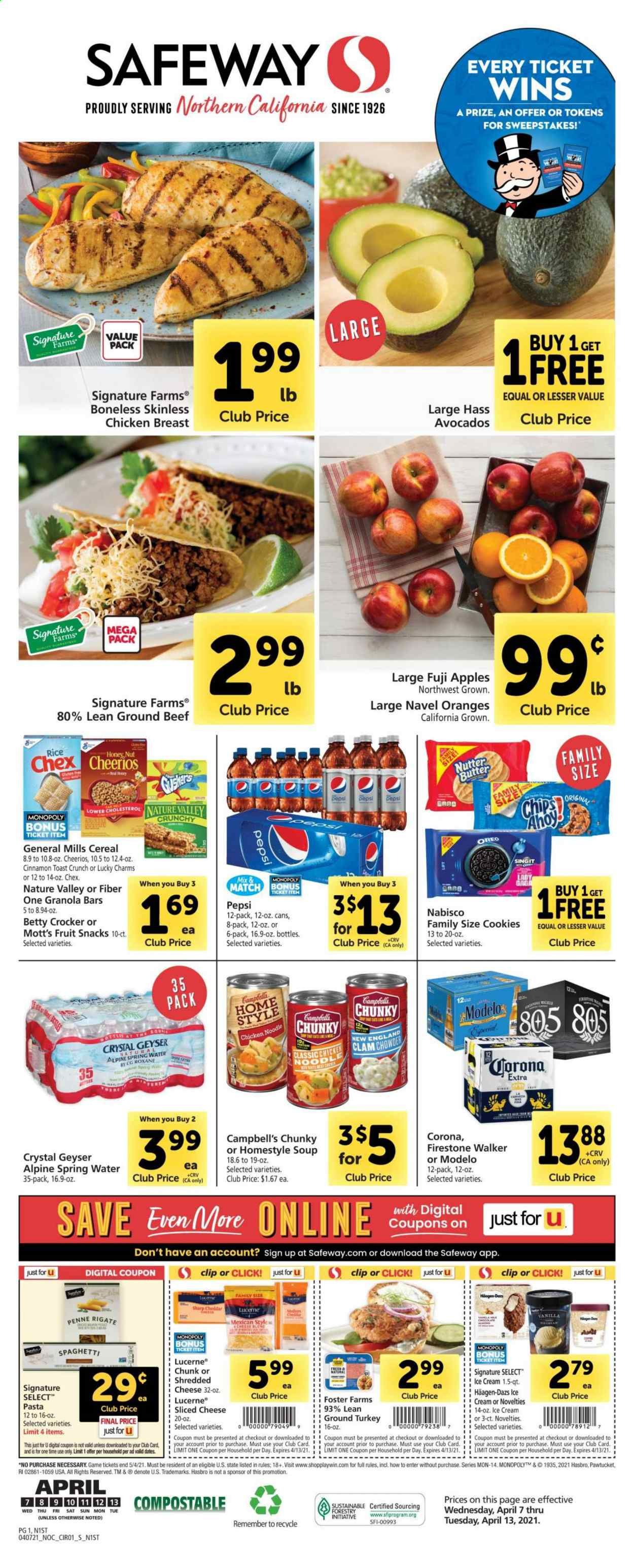 Safeway (AZ, CA, CO, HI, MD, NE, OR, VA, WA) Weekly Ad Flyer April 7 to April 13
