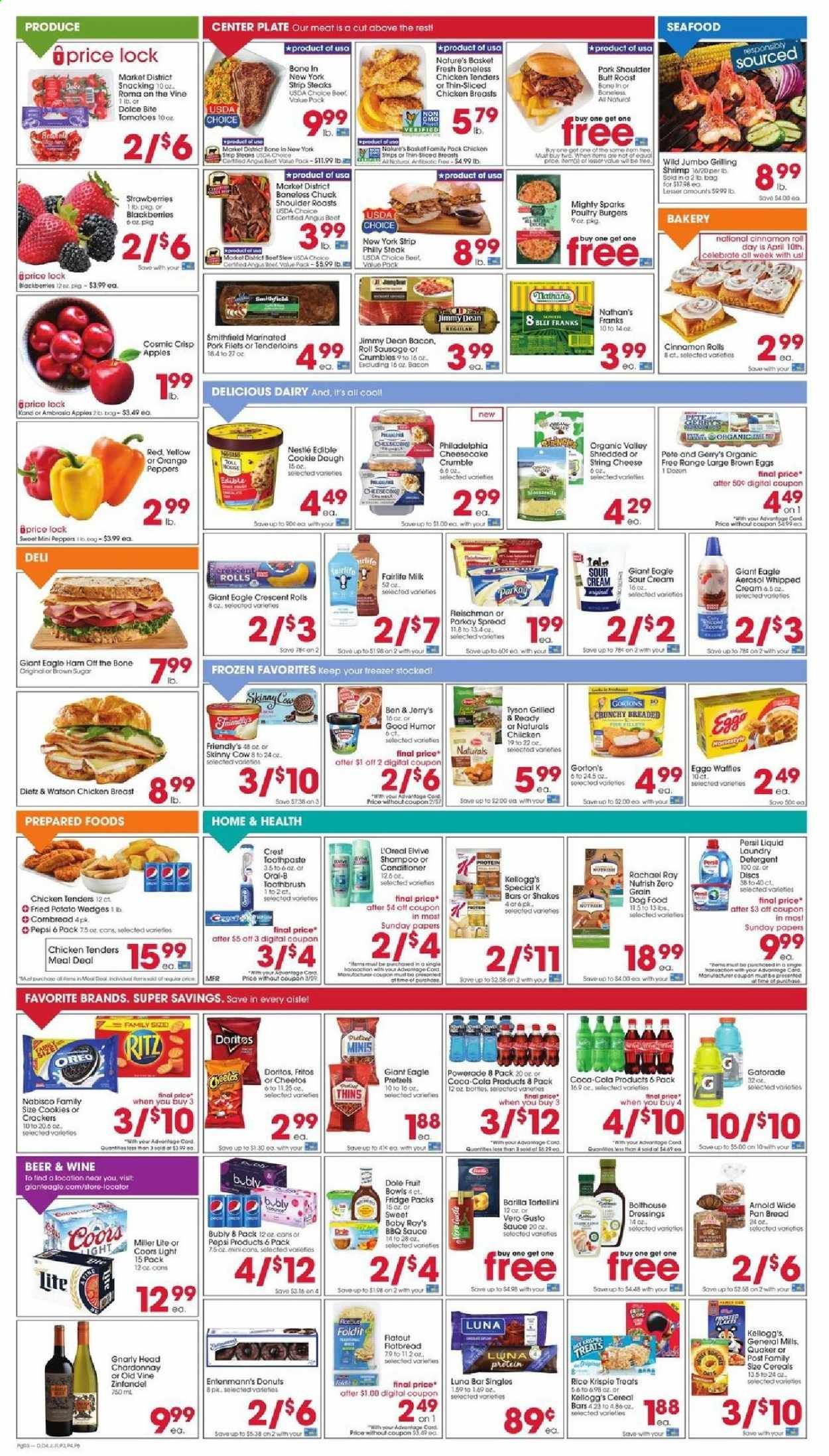 Giant Eagle (IN, MD, OH, PA, WV) Weekly Ad Flyer April 8 to April 14