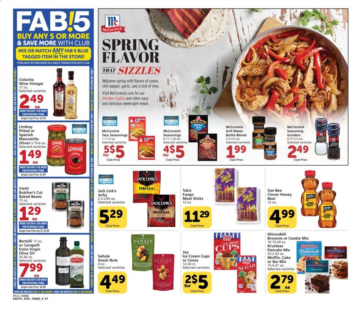 Vons (CA, NV) Weekly Ad Flyer April 7 to April 27